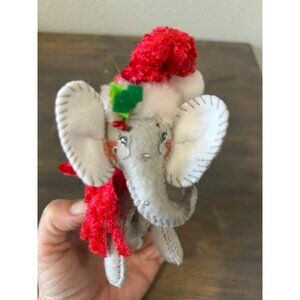 Annalee Elephant Christmas Ornament 2012 4"